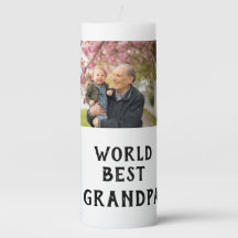 World best Grandpa photo name father's day grandpa