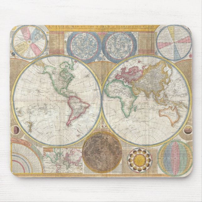 World Map Mouse Pad (Frente)
