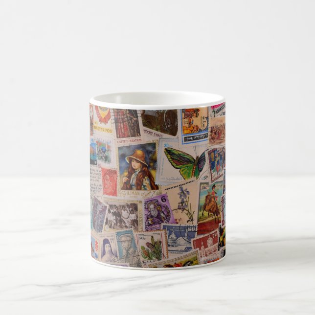 World of Stamps - Caneca de café (Centro)