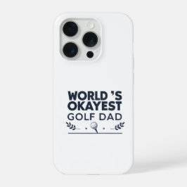 World’s Okayest Golf Dad Vintage Emblem