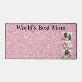 World's Best Mom Blush Pink Gemstone 3 Photo