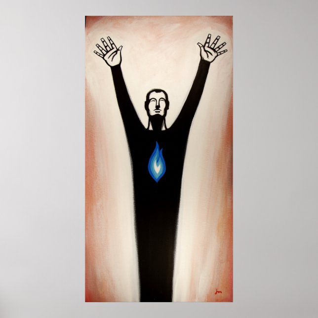 Worshiping Man Poster (Frente)
