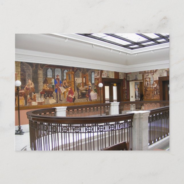 WPA Murals 10 ~ cartão postal (Frente)