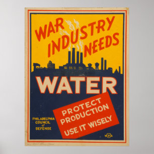 WPA Poster de 1943 WPA