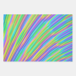 Wrapping Paper (Abstract Rainbow Colors)