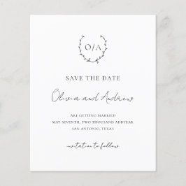 Wreath Crest Monograma Orçamento Casamento Salvar 