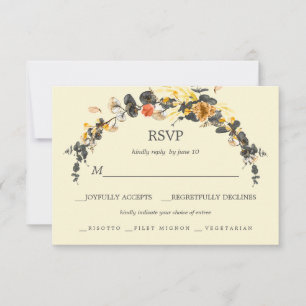 Wreath de outono Escolha da refeição RSVP de Ca