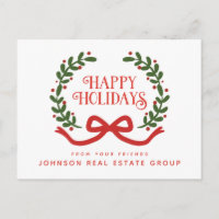 Wreath Natal | Cartões de natal