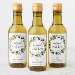 Wreath Olive Oil Casamento Favor Infusos com Amor