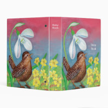 Wren Bird & Primavera Baby Book