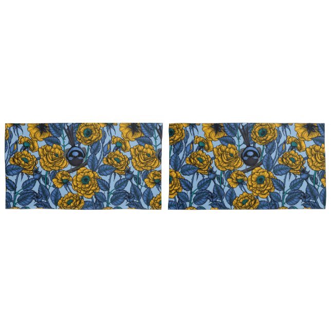 Wren nos rosas (Frente - conjunto)