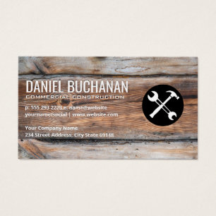 Wrench e Hammer Fundo do painel da madeira