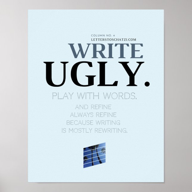 Write Ugly Poster (Frente)