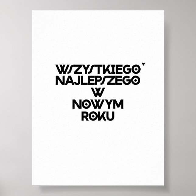 Wszystkiego najlepszego w Nowym Roku - poster (Frente)