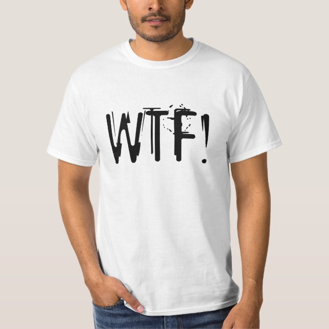 WTF! camisa (Frente)