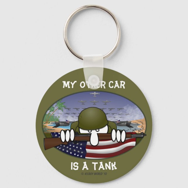 WW2 Kilroy Chaveiro (Frente)