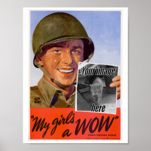 WWII meu poster da menina