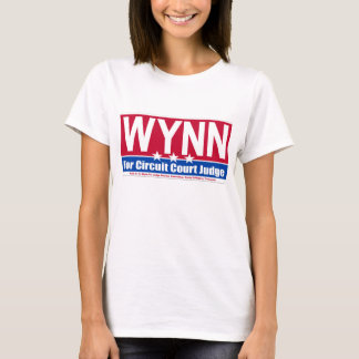 Wynn para a camisa do apoio da campanha do juiz