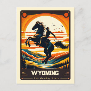 Wyoming Cartão postal para a bebida espirituosa