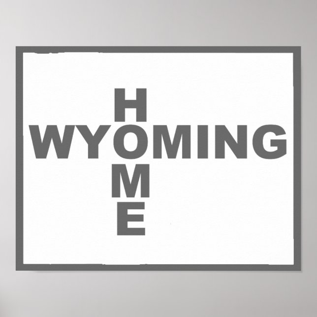 Wyoming Home Longe Do Sinal De Poster (Frente)