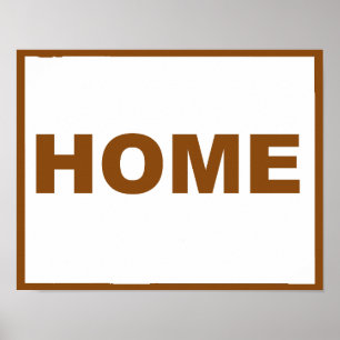 Wyoming Home Longe Do Sinal De Poster