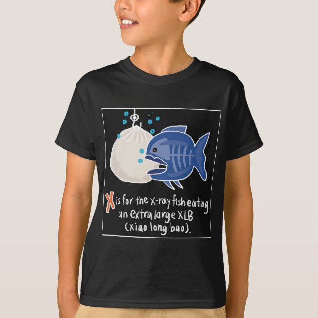 X é para camiseta XLB Kids (Frente)