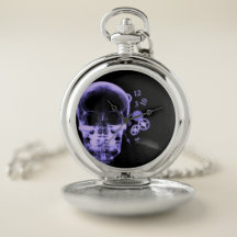 X-Ray Skull & Clock Parts - Roxo