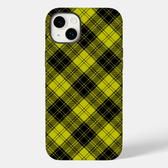 Xadrez amarela de tartan MacLachlan (Verso)