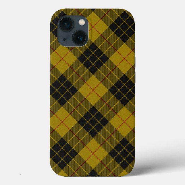 Xadrez amarela de tartan MacLeod (Verso)
