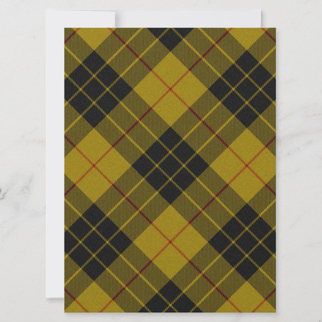 Xadrez amarela de tartan MacLeod (Frente)