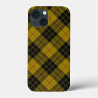 Xadrez amarela de tartan MacLeod