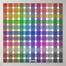 Xadrez Arco-Íris - Impressão de Poster