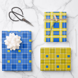 Xadrez Azul E Amarelo Ucraniano