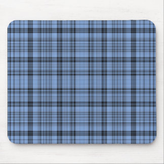 Xadrez azul e cinzenta Mousepad do Cornflower
