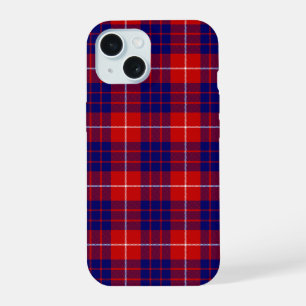 Xadrez azul-roxa-tartan