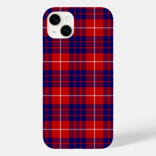 Xadrez azul-roxa-tartan