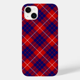Xadrez azul-roxa-tartan