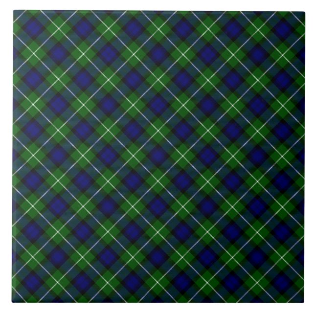 Xadrez azul-tartan (Frente)