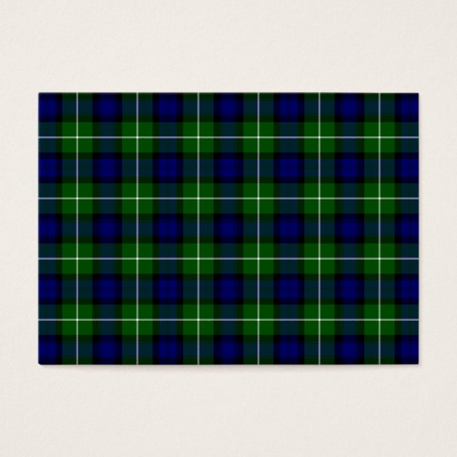 Xadrez azul-tartan (Frente)