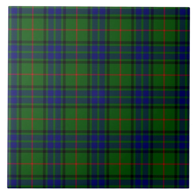 Xadrez azul-tartan Lauder (Frente)