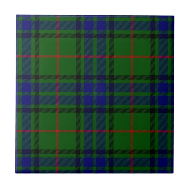 Xadrez azul-tartan Lauder (Frente)