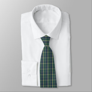 Xadrez azul verde e amarela, gravata masculina