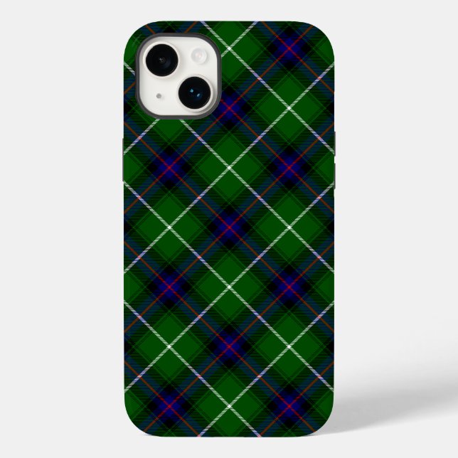 Xadrez azul verde MacDonald tartan (Verso)