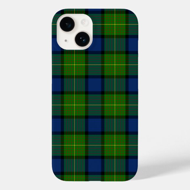 Xadrez azul verde Muir Moore tartan (Verso)