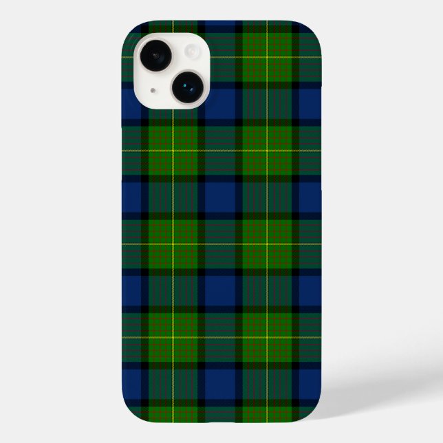 Xadrez azul verde Muir Moore tartan (Verso)