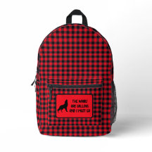 Xadrez Básica de Lumberjack Red e Black Buffalo