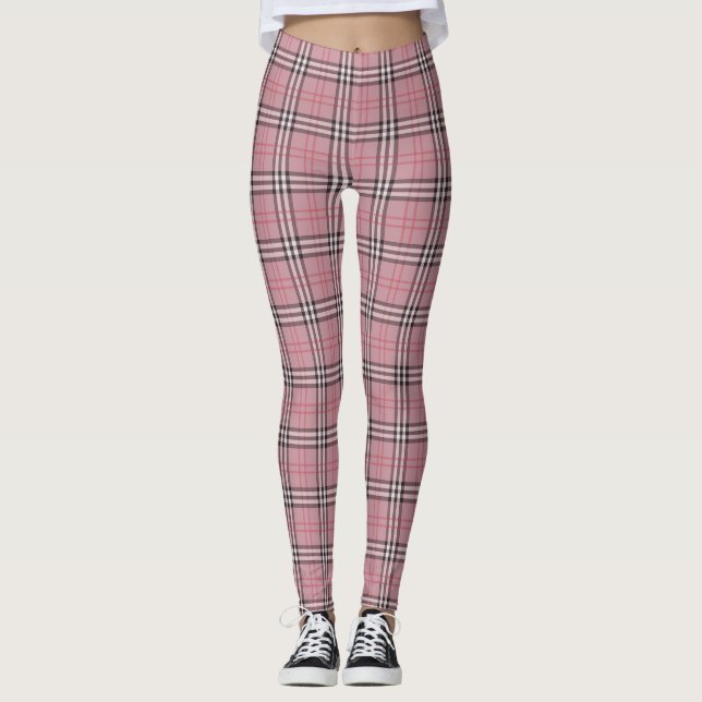 Xadrez Berry Tarten Leggings (Frente)