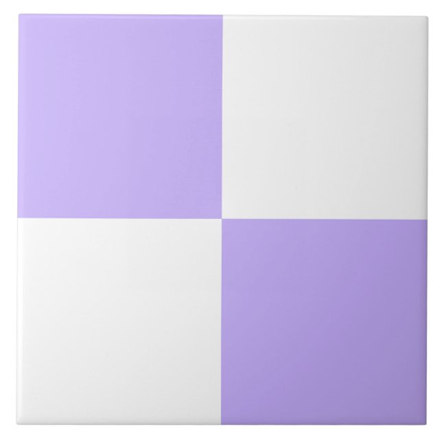 Xadrez Branco Roxo (Frente)