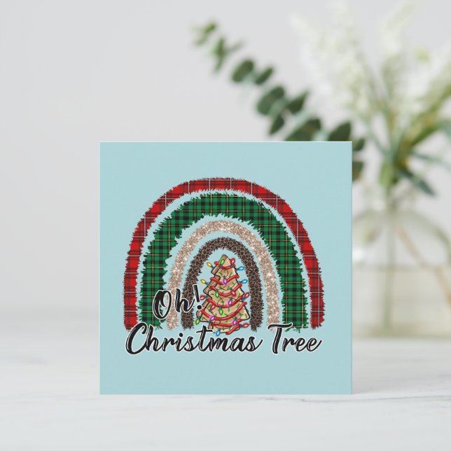 Xadrez Buffalo e Impressão do Leopardo Arco-Íris ( (Em pé/Frente)