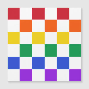 Xadrez Checkered do arco-íris colorida